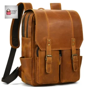 VINTAGE High-Quality TAIGA Leather Backpack