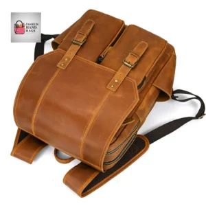 VINTAGE High-Quality TAIGA Leather Backpack